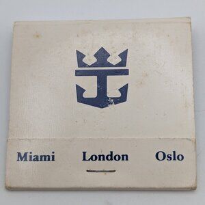Vintage Royal Caribbean Cruise Line Matchbook Vintage Matchbook